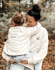 OVERSIZE MOM SWEATER POPCORN 'IVORY'