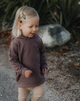 BASIC HOODIE MI AMOR 'DUSTY MAUVE'