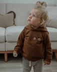 HOODIE TINY ACORN 'CHOCOLATE`