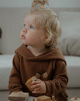 HOODIE TINY ACORN 'CHOCOLATE`