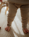 KNIT LEGGINGS 'WARM BEIGE'