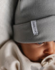 RIB BEANIE HEJ YOU 'STONEGREY'