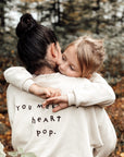 OVERSIZE MOM SWEATER POPCORN 'IVORY'