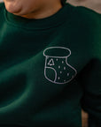 WEIHNACHTSSWEATER HOLLY JOLLY 'SMARAGDGRÜN'