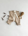 RIB-LEGGINGS 'MILK COFFEE'