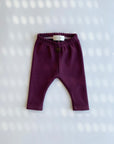 RIB-LEGGINGS 'BURGUNDY'