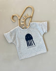 OVERSIZE SHIRT JELLYFISH 'SEASHELL MELANGE'