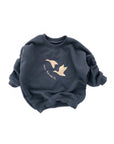 OVERSIZE SWEATER AU REVOIR 'BLUEGREY'