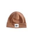 RIB BEANIE 'SMOKY PEACH'