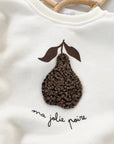 OVERSIZE SWEATER MA JOLIE POIRE 'PEARL'