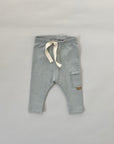 SLIM FIT LEGGINGS LITTLE POCKET 'STRIPES MINT'