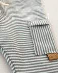 SLIM FIT LEGGINGS LITTLE POCKET 'STRIPES MINT'