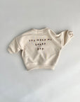 OVERSIZE SWEATER POPCORN 'IVORY'