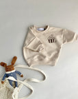 OVERSIZE SWEATER POPCORN 'IVORY'