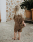 OVERSIZE SHIRT AMORE 'COCOA MELANGE'