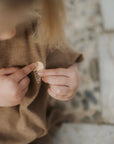 OVERSIZE SHIRT AMORE 'COCOA MELANGE'
