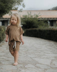OVERSIZE SHIRT AMORE 'COCOA MELANGE'