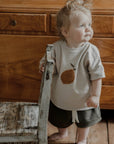 COZY SHORTS 'DARK KHAKI'
