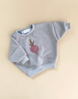 OVERSIZE SWEATER BEETROOT 'STONE GREY'