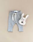 RIB-LEGGINGS 'GREY MELANGE'