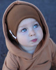 HOODIE SMALL FRONT POCKET 'LIGHT CARAMEL'
