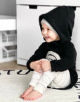 HOODIE RAINBOW 'DEEP BLACK'