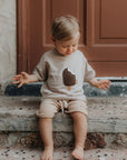 OVERSIZE SHIRT ICE CREAM 'LIGHT BEIGE'