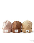RIB BEANIE 'BISCUIT'