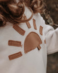 OVERSIZE HOODIE GLOWY SUN 'TENDER BEIGE'