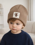 PERSONALISIERTE RIB BEANIE 'NOUGAT'