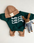 WEIHNACHTSSWEATER HOLLY JOLLY 'SMARAGDGRÜN'