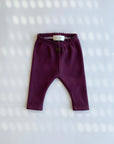 RIB-LEGGINGS 'BURGUNDY'