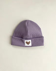 RIB BEANIE 'LAVENDER"