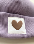 RIB BEANIE 'LAVENDER"