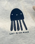 OVERSIZE SHIRT JELLYFISH 'SEASHELL MELANGE'