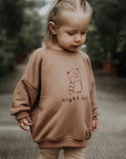 OVERSIZE SWEATER NIGHT OWL 'NOUGAT'